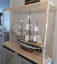 vitrine voor tall ship